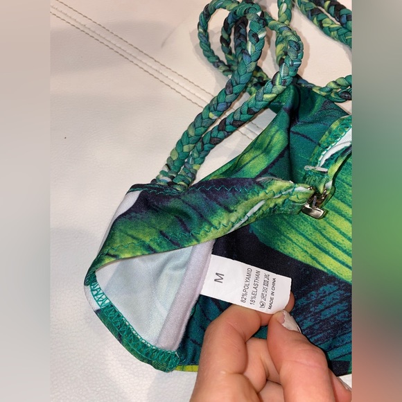 Zaful leaf print bikini top - Picture 7 of 8